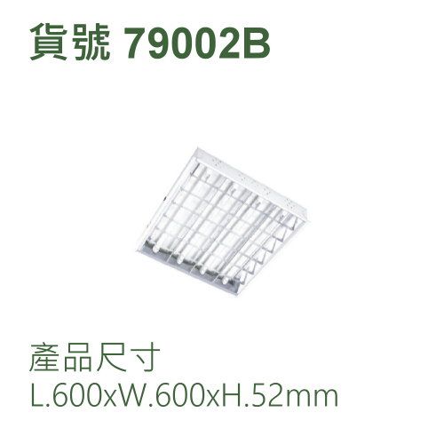 白光/T8/輕鋼架/二呎8Wx4支管